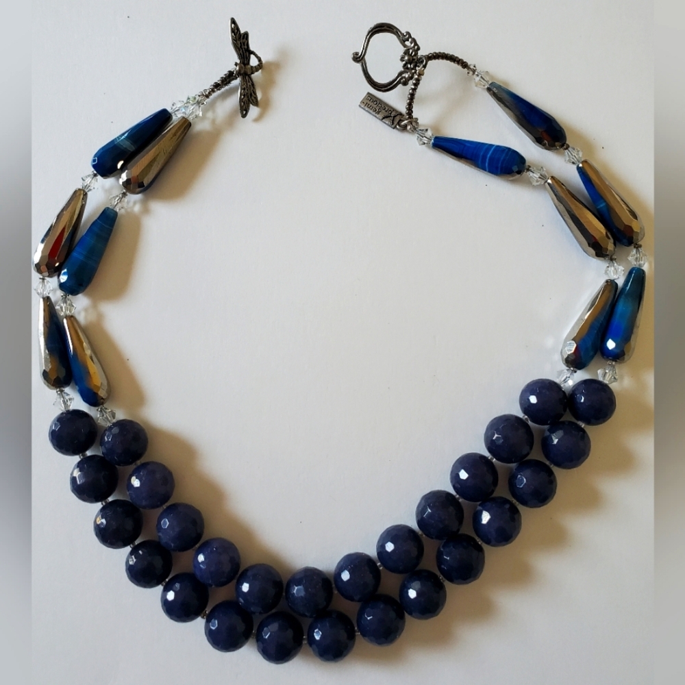 Gemi Precious Blue Layered Necklace